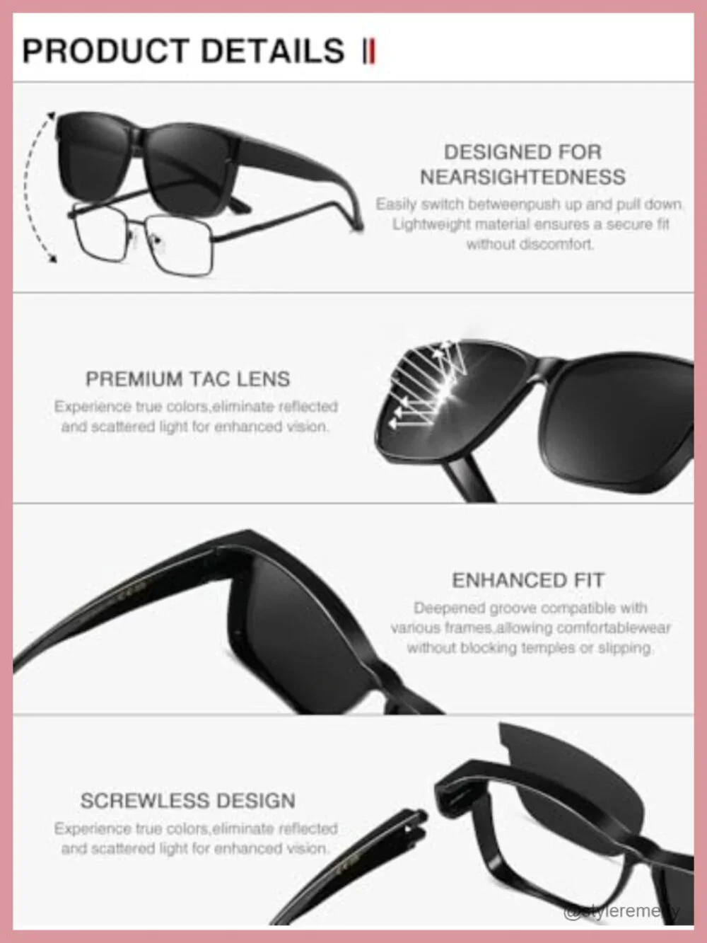 N/A oversized sunglasses